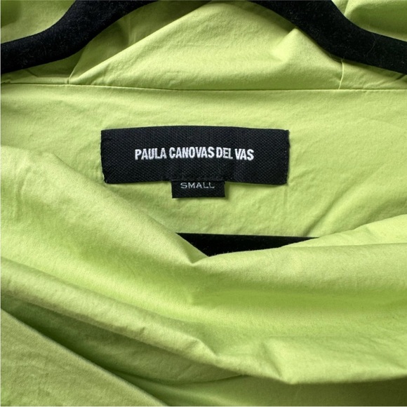 (SOLD) Paula Canovas del Vas SS 2022 Sleeveless High Cowl Draped Top - Picture 2 of 4